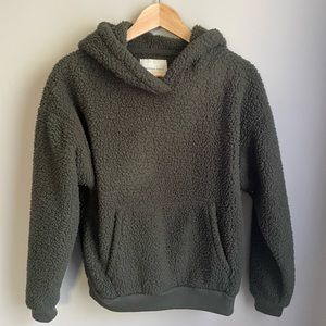 American Eagle teddy sherpa hoodie size XS
